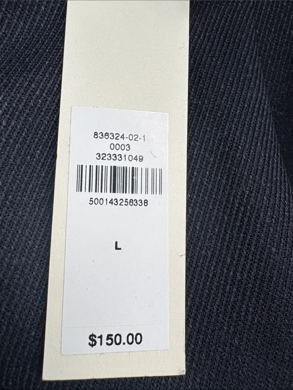 NWT Banana Republic Relaxed Pleated Wool Blend Pull On Black Pants Sz L